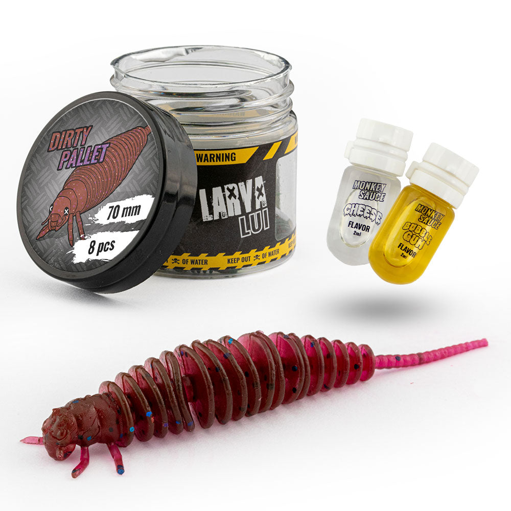 Monkey Lures Larva Lui 70 mm Dirty Pallet