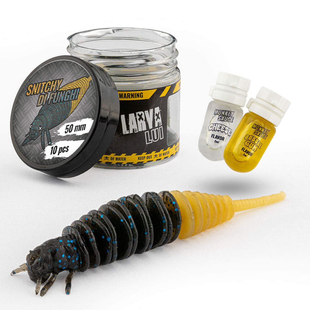 Monkey Lures Larva Lui 50 mm Snitchy Di Funghi