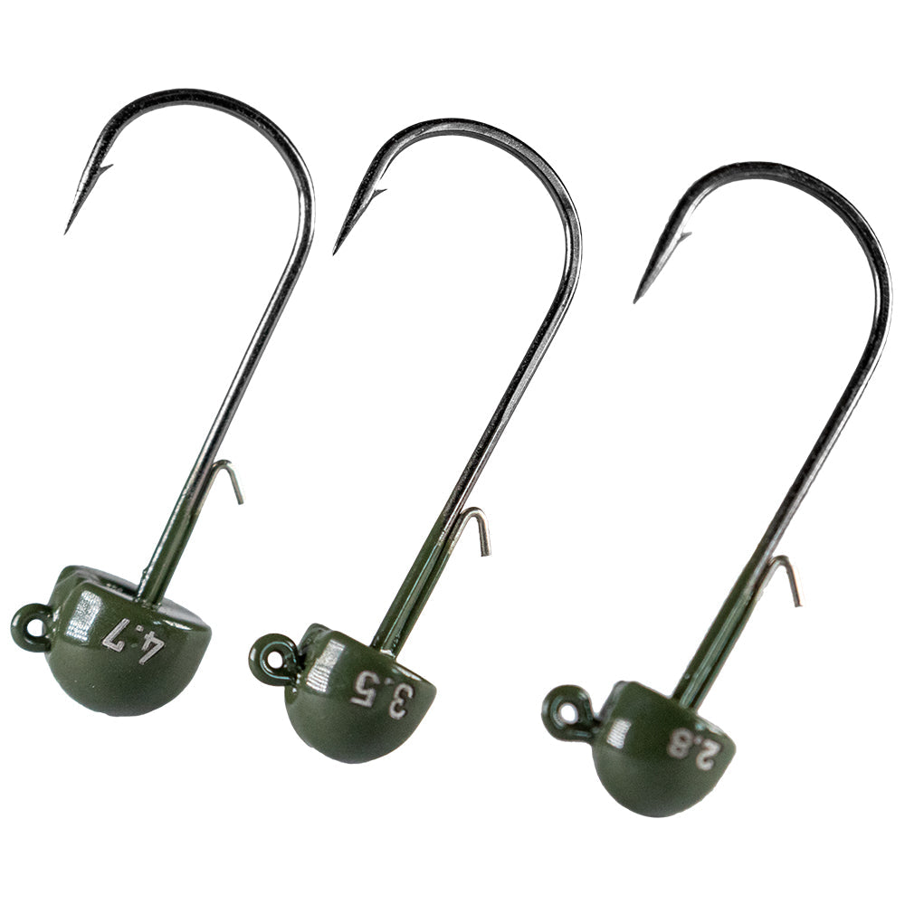 LMAB Tungsten Ned Jig Green Pumpkin