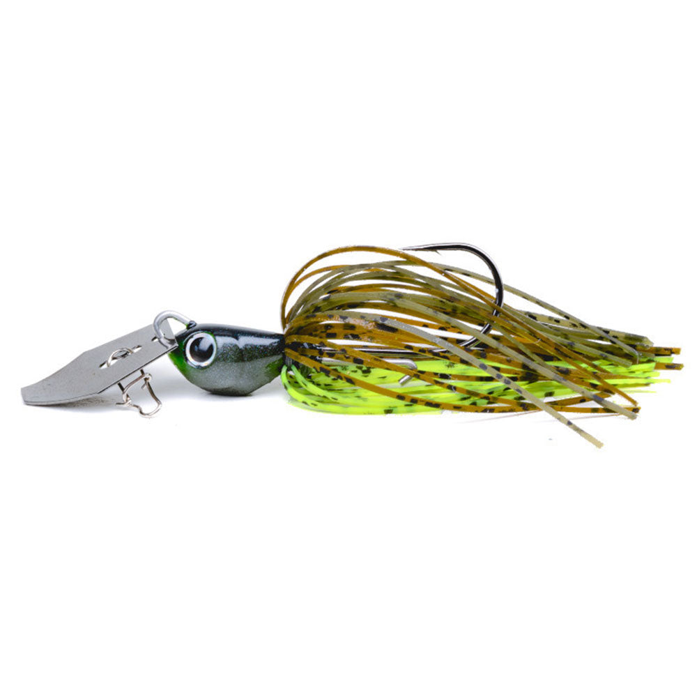 Noike Tiny Kaishin Blade 516 oz 9 g Green Pumpkin Chartreuse