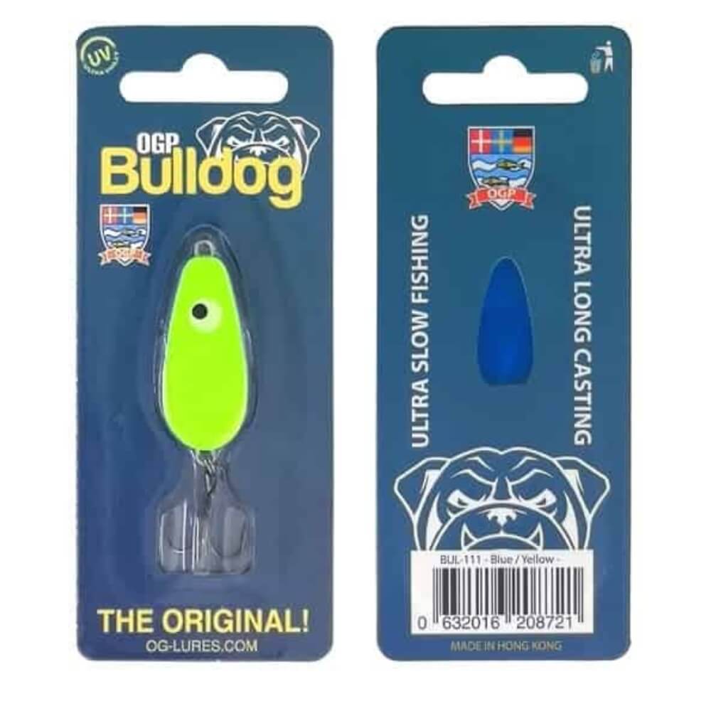OG Lures Bulldog Blue/Yellow