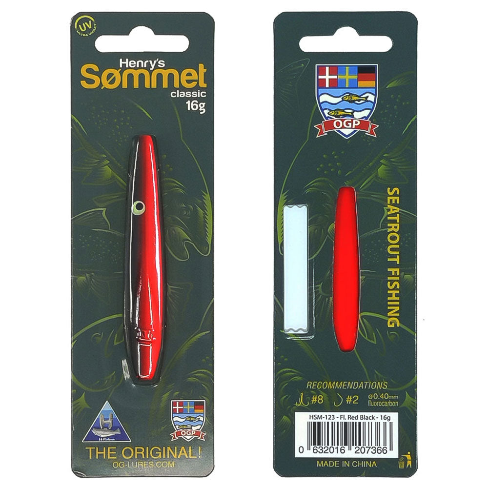 OGLures Henrys Smmet 16,0 g 7,7 cm Fl Red Black