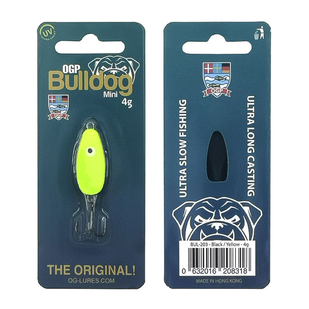 OGLures OGP Bulldog Mini 4,0 g Black Yellow