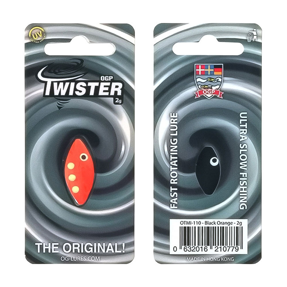 OGLures OGP Twister 2,0 g Black Orange