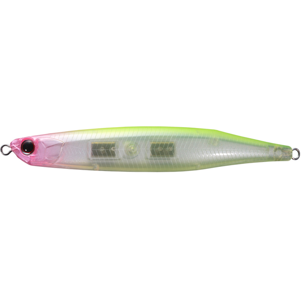 OSP Bent Minnow 86 F Pink Head Chartreuse