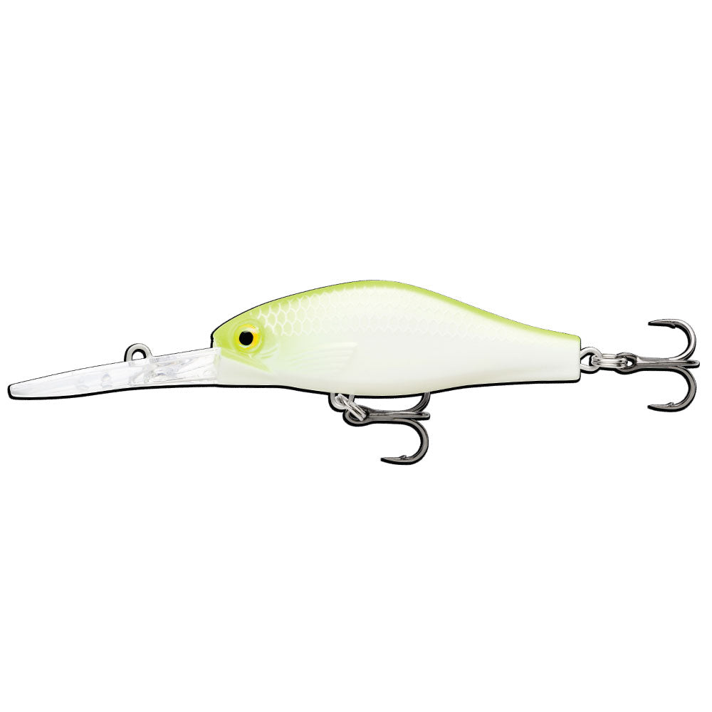 Rapala Shadow Rap Jack Deep 5 cm Silver Fluorescent Chartreuse UV