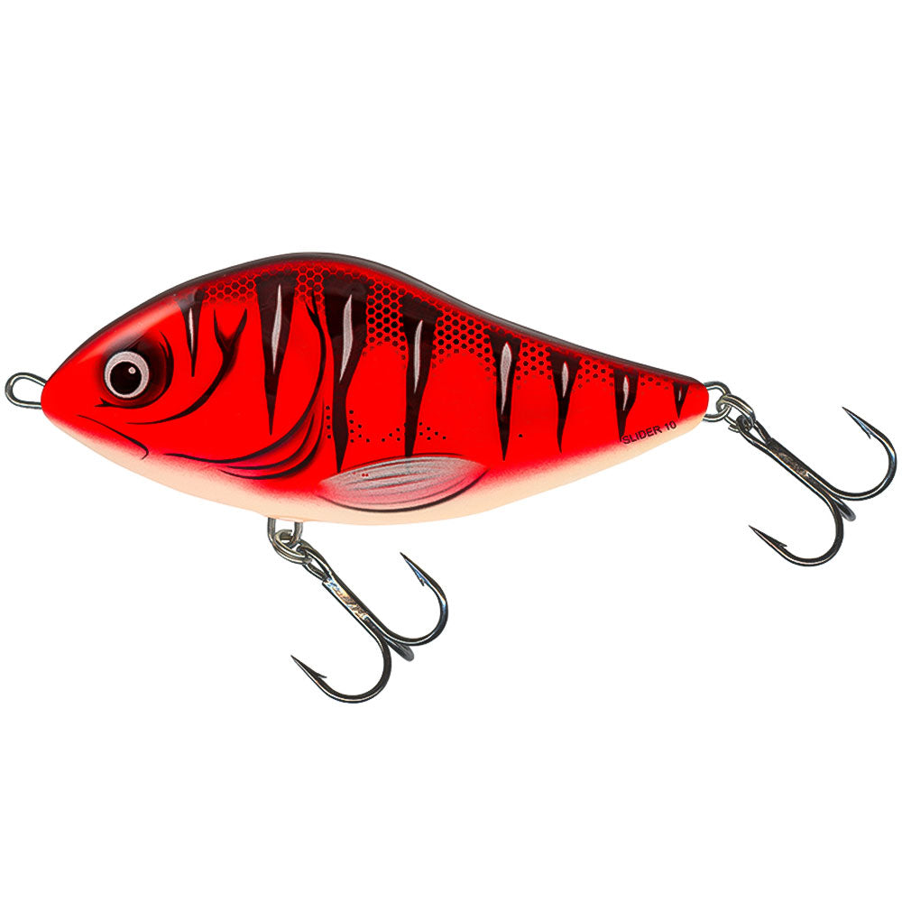 Salmo Slider 10 cm Jerkbait Floating Red Wake