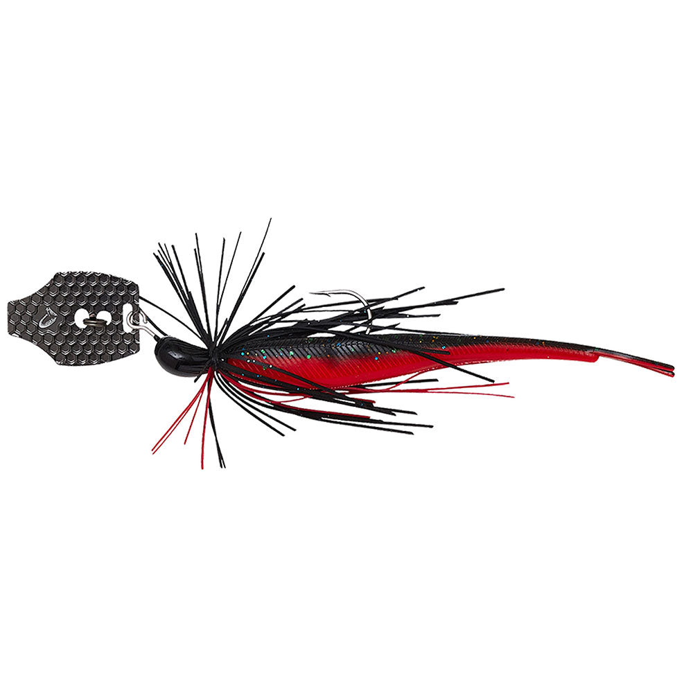 Savage Gear Crazy Swim Jig 10 cm 8,5 g Black N Red