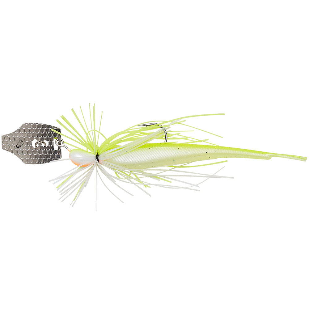 Savage Gear Crazy Swim Jig 10 cm 8,5 g Yellow White