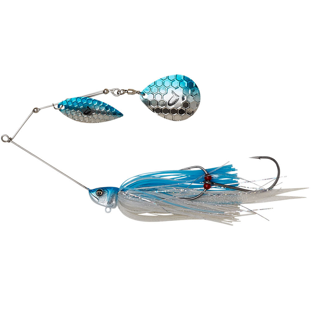 Savage Gear DaBush Spinnerbait 14 cm 21 g Blue Silver
