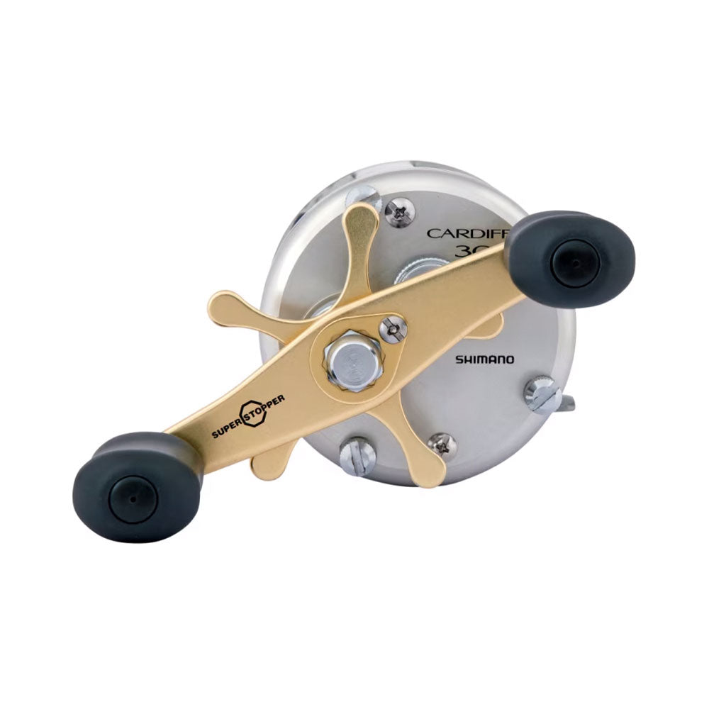 Shimano-Cardiff-A-301-A-Detail-Seitansicht-Kurbel / 201 A / 401 A