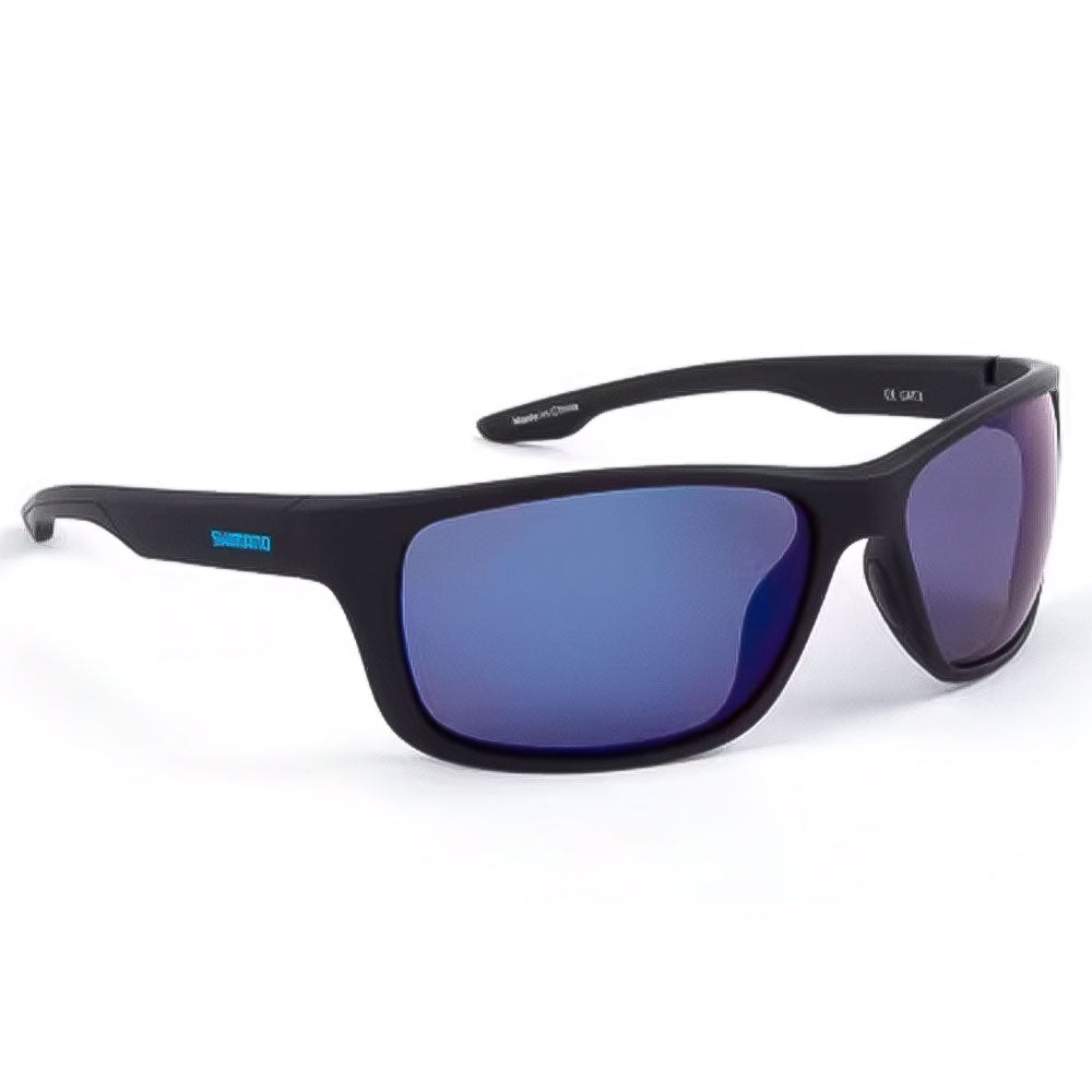 Shimano-Eyewear-Matte-Black-Blue-Mirror