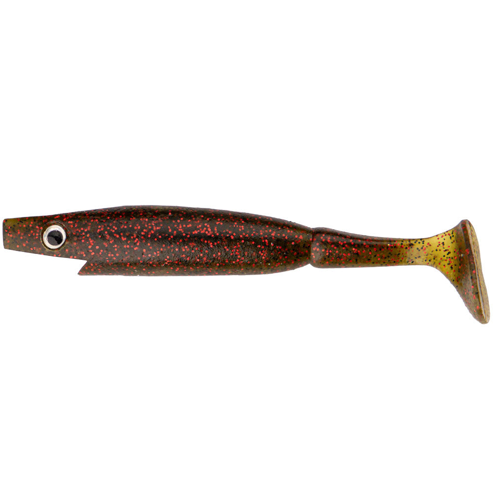 Strike Pro The Piglet Shad 10 cm Watermelon Red Flake