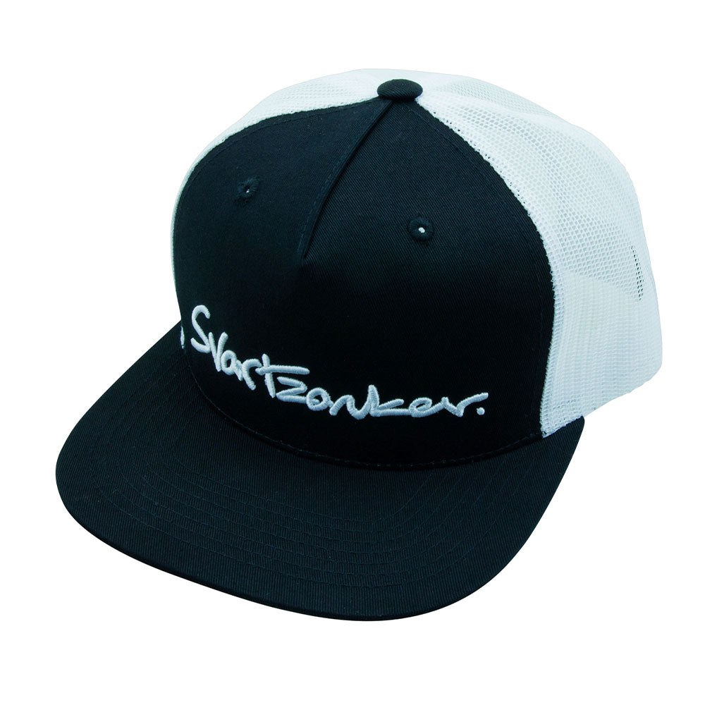 Svartzonker-Flat-Cap-Black-White