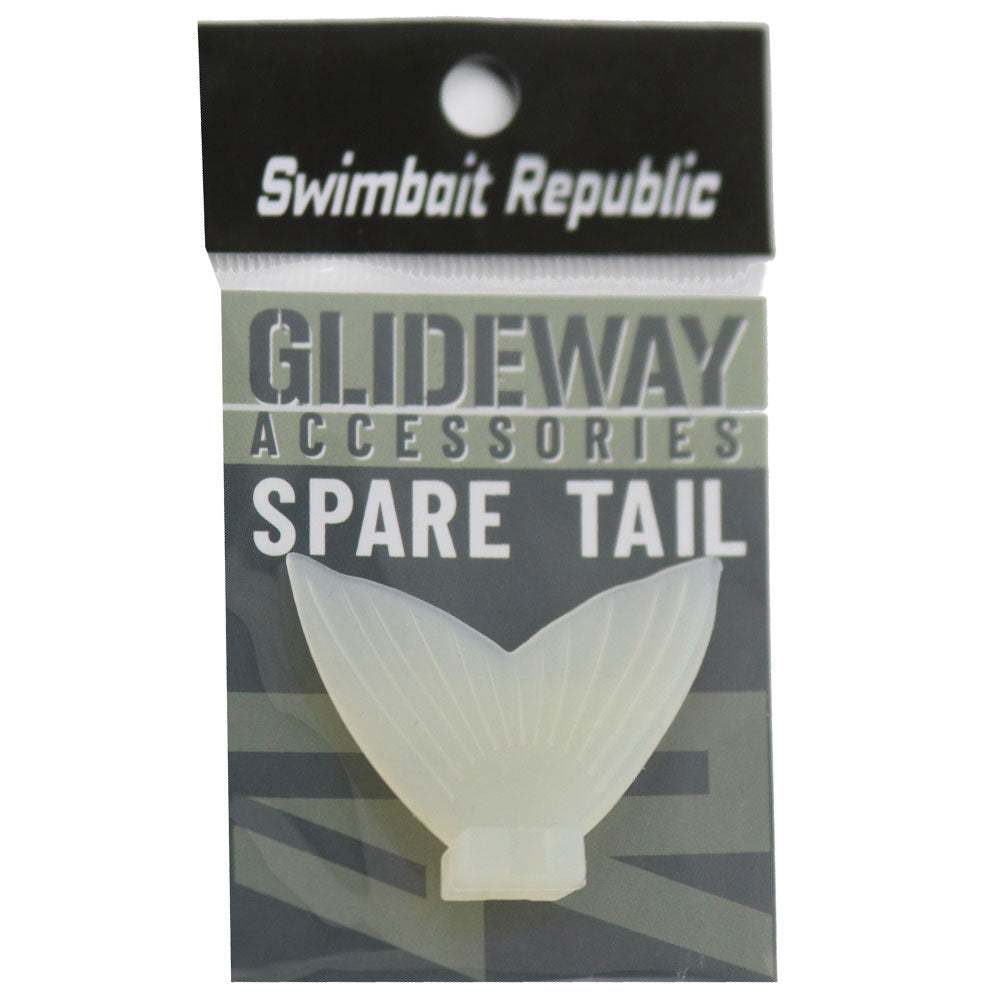 Swimbait Republic Glideway Spare Tail Ghost White