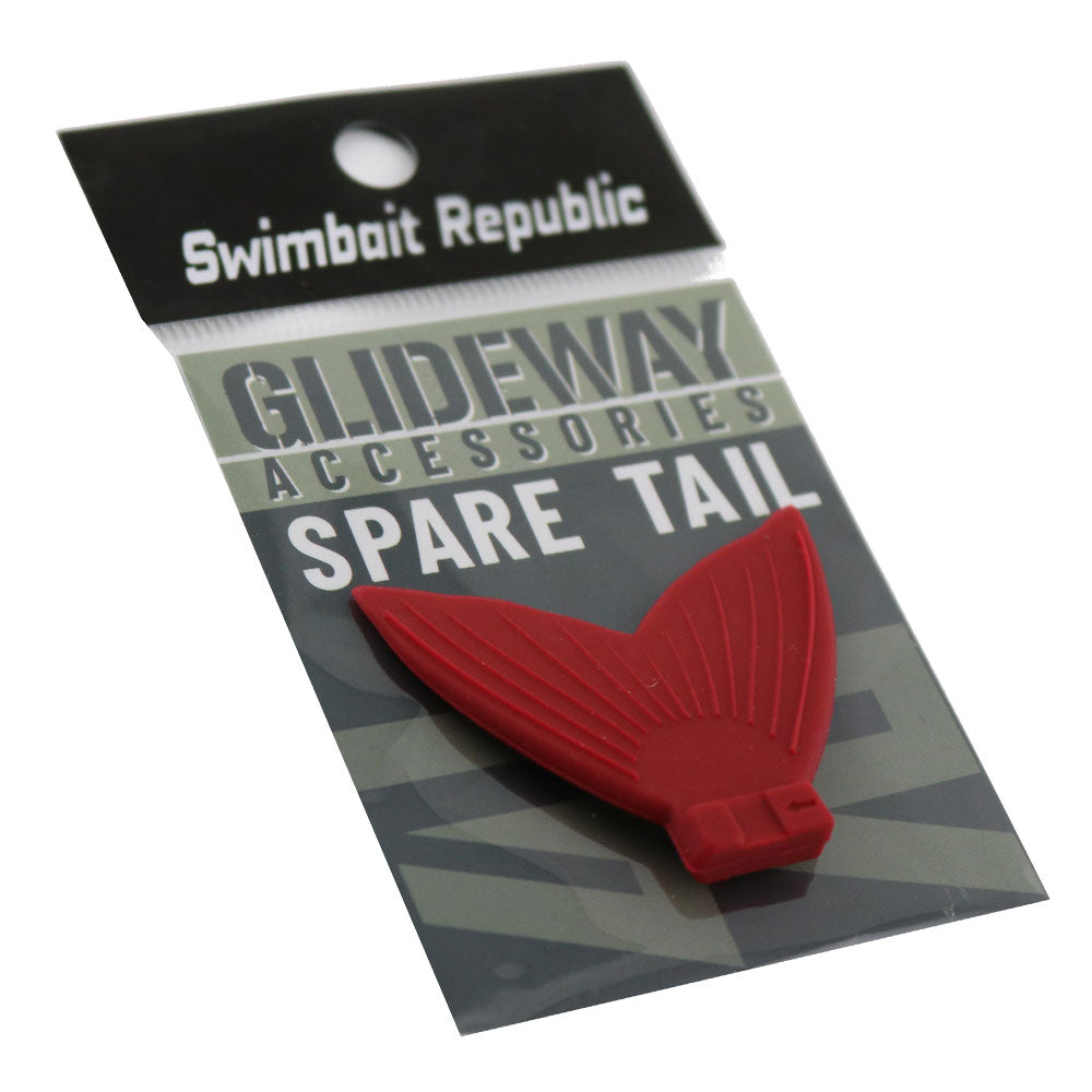 Swimbait Republic Glideway Spare Tail Deep Red