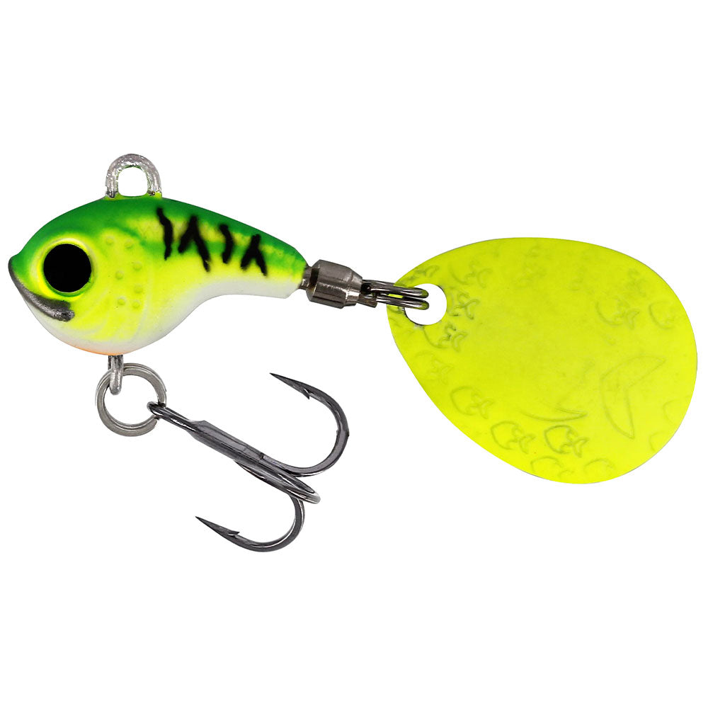 Westin DropBite Tungsten Spin Tail Jig 1,6 cm 7 g Chartreuse Ice