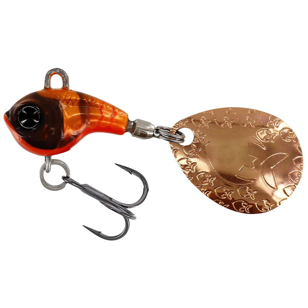 Westin DropBite Tungsten Spin Tail Jig 1,6 cm 7 g Fire Craw