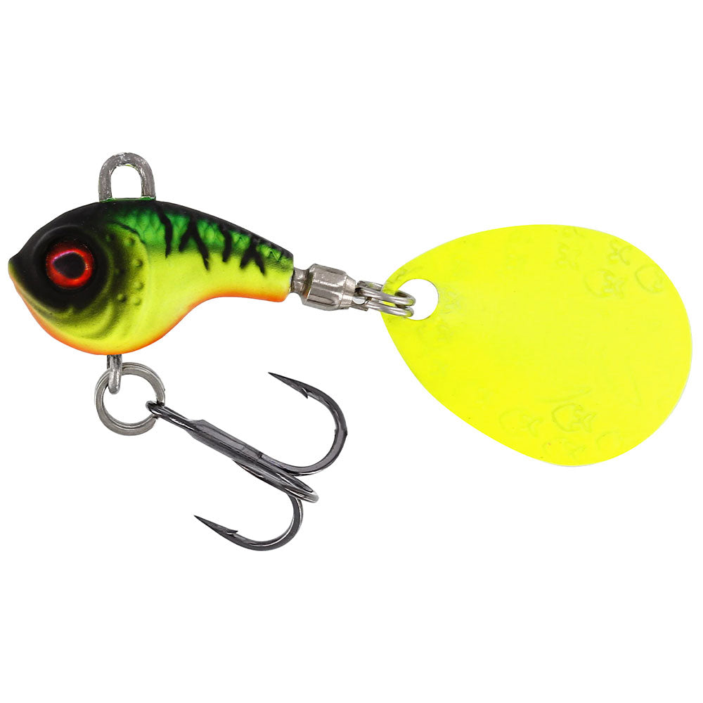 Westin DropBite Tungsten Spin Tail Jig 1,6 cm 7 g Firetiger