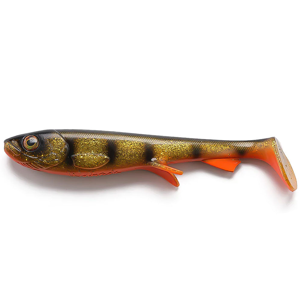 Wolfcreek Lures Wolfcreek Shad Bigbait Pike 20 cm 70 g Glitter Black Okoboji Perch