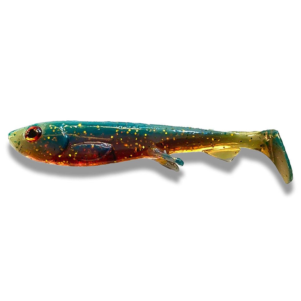 Wolfcreek Lures Wolfcreek Shad Perch Bass 8,5 cm 6 g Green Motoroil