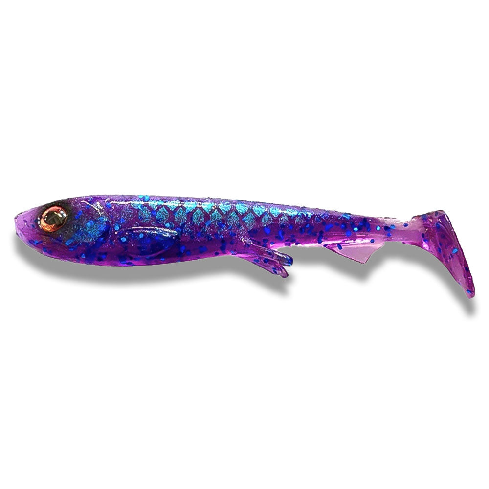 Wolfcreek Lures Wolfcreek Shad Perch Bass 8,5 cm 6 g Purple Blues