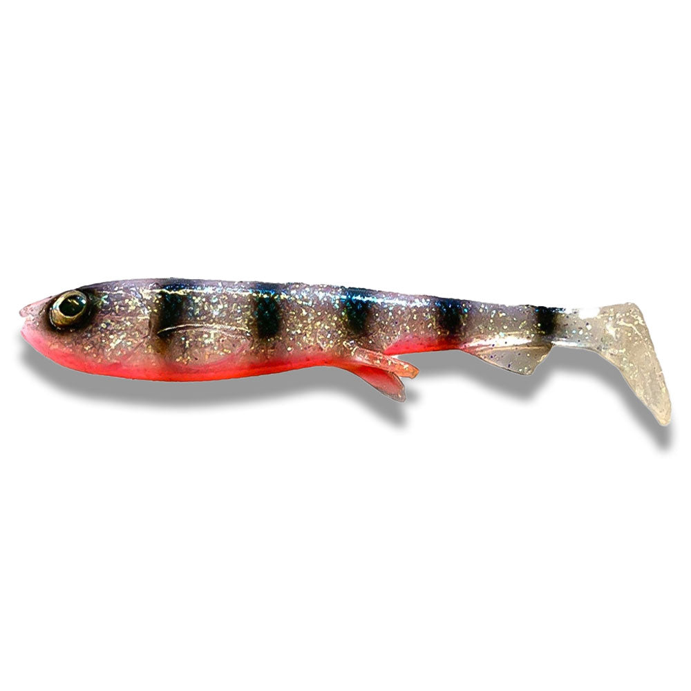 Wolfcreek Lures Wolfcreek Shad Perch Bass 8,5 cm 6 g Striped Ghost UV