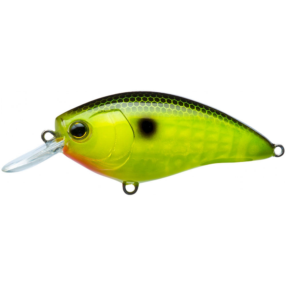 Yo Zuri 3DR X Crank 50F Shallow Runner Flachlaeufer Black Back Chartreuse