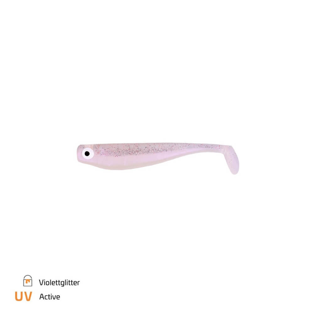 Zeck Hänels ZANDER Gummi 9 cm Violettglitter