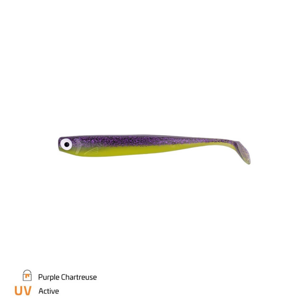 Zeck Hänels ZANDER Gummi 12 cm / 16 cm / Purple Chartreuse