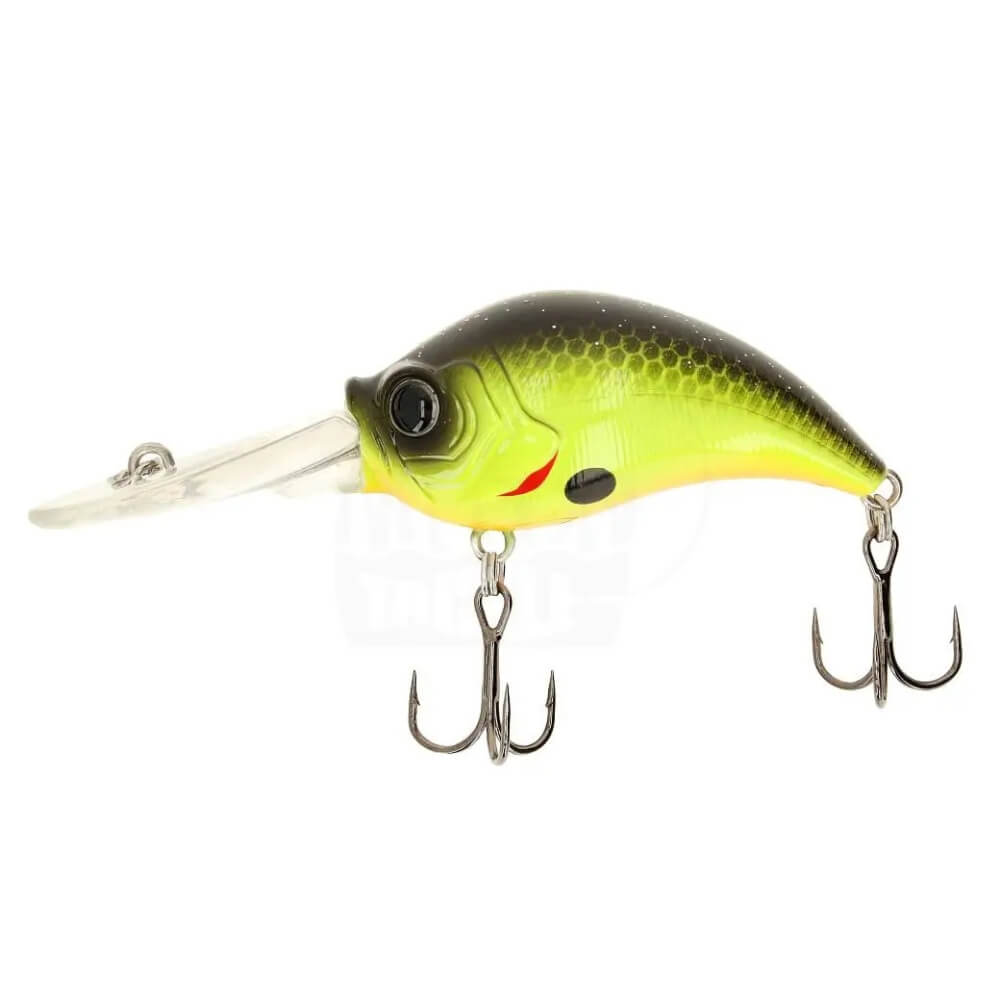 A-Tec Crazee Crank Bait 50 MR Black Back Chartreuse