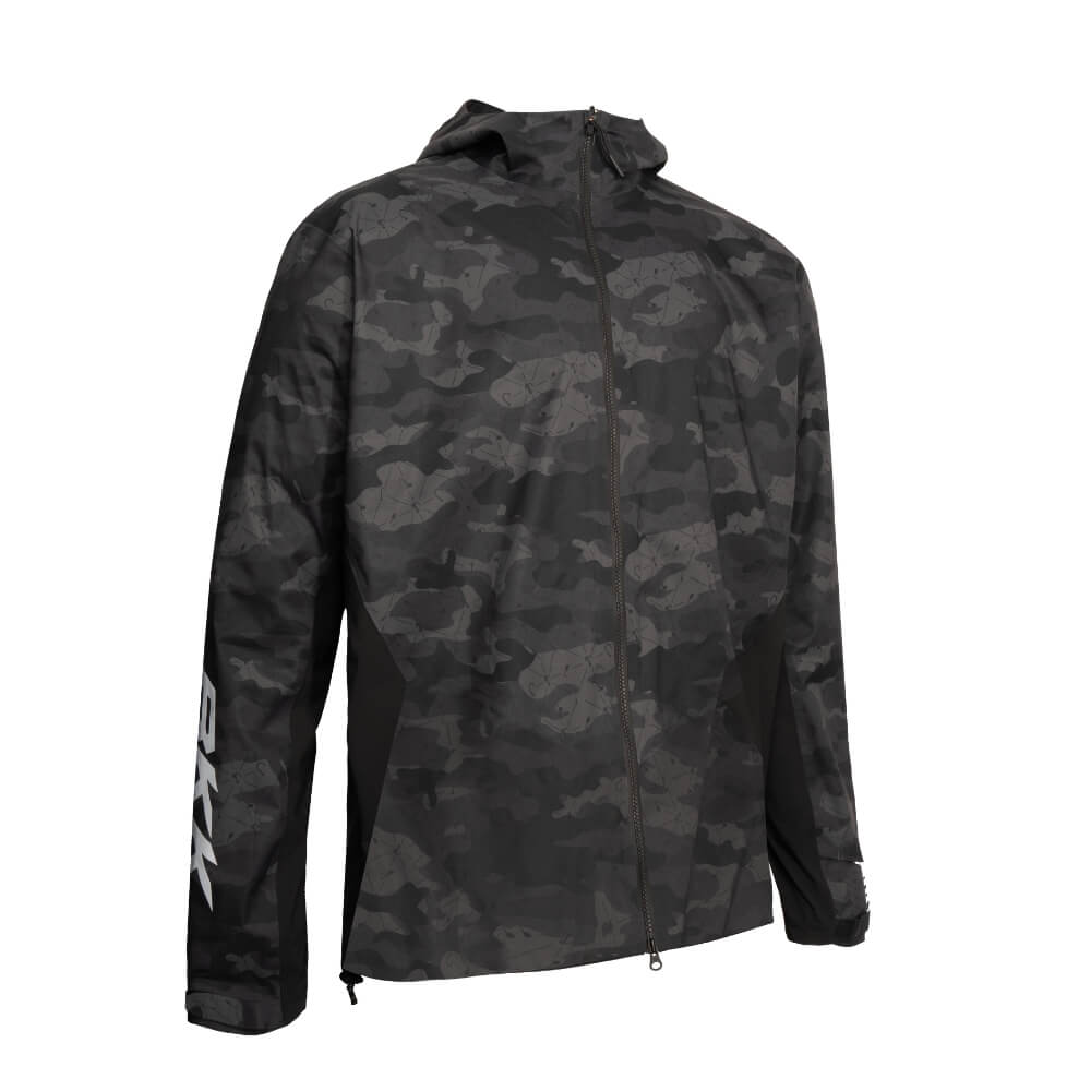BKK Light Rain Jacket (Black/Camo) Front