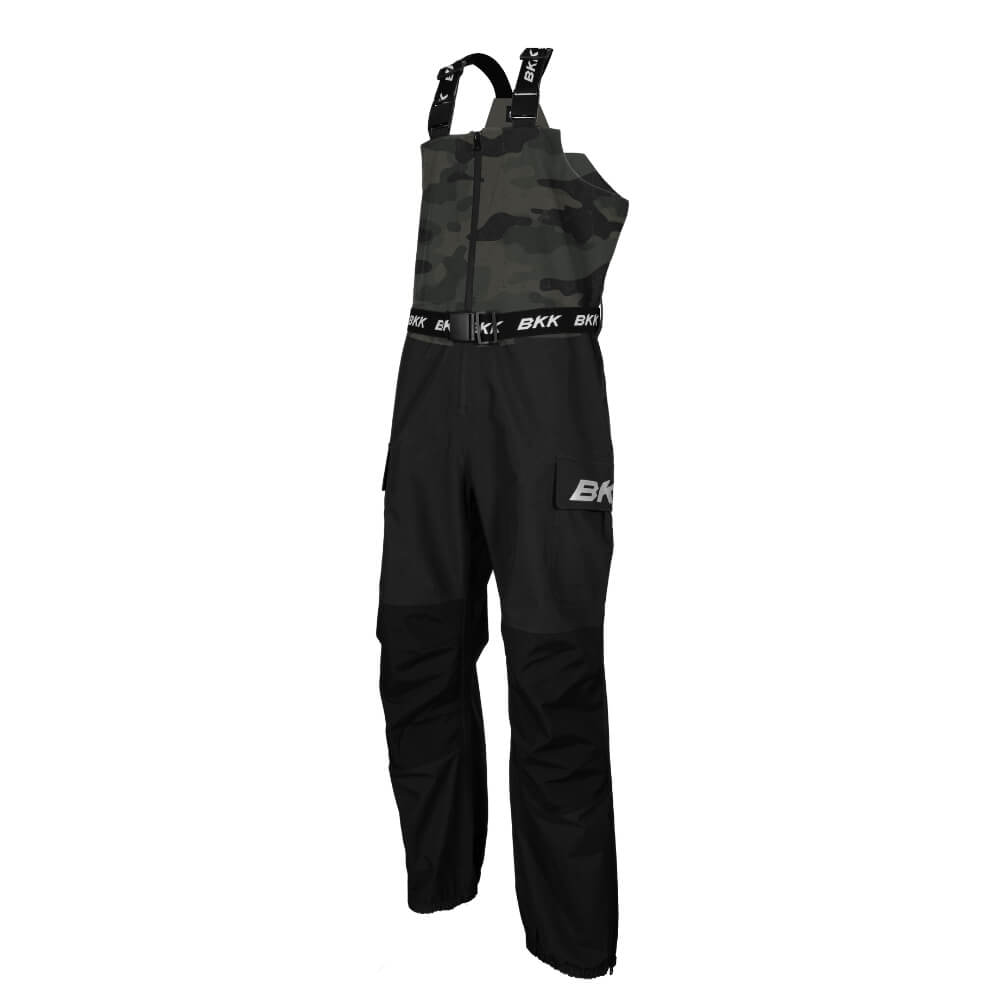 BKK Rain Bib (Black/Camo) Front