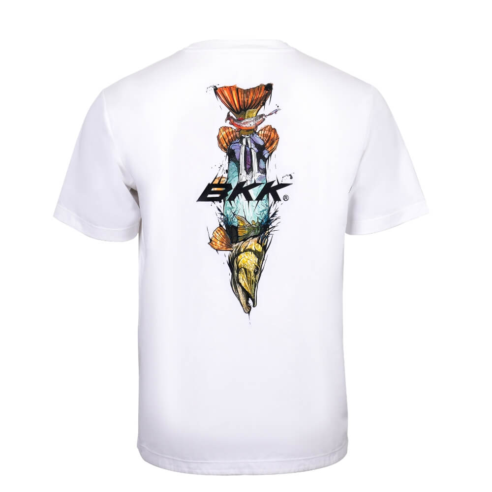 BKK Short Sleeve Casual Shirt Pike (White) Back