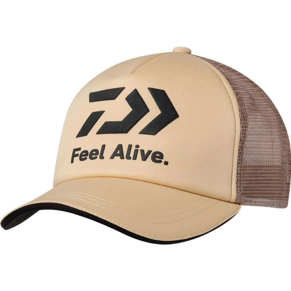 Daiwa Soft Half Mesh Cap Cream Beige