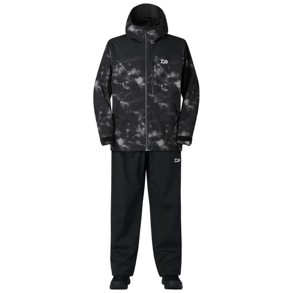 Daiwa RAINMAX® Rainsuit Black Haze Camo