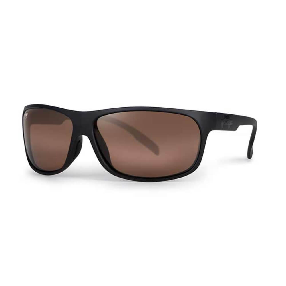 Fox Rage Matt Black Wrap Brown Lens Eyewear