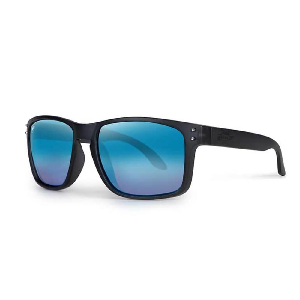 Fox Rage Transparent Black Brown Lens Mirror Blue Eyewear
