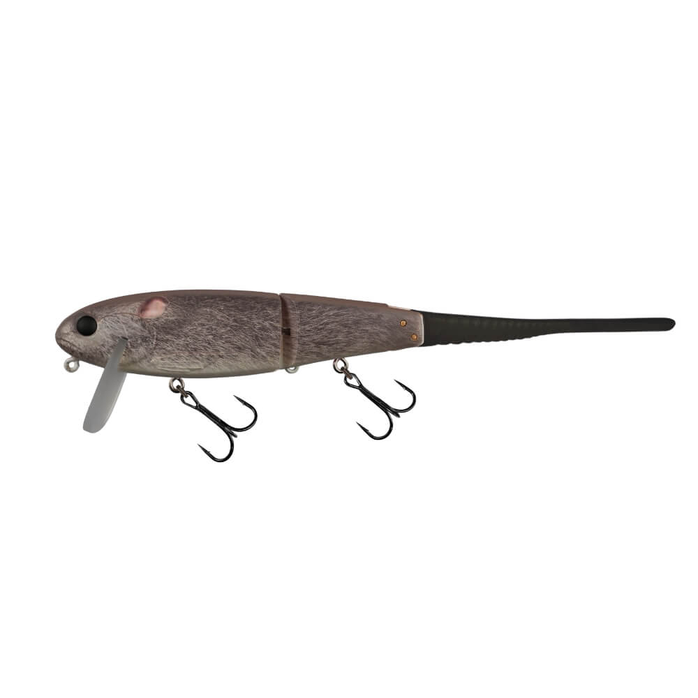 Jackall Flat Bone Clicker Grey Rat