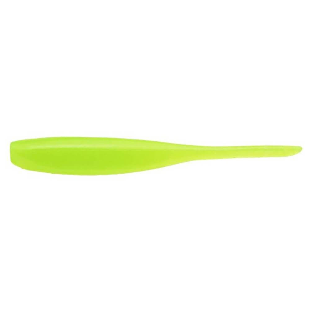 Keitech Shad Impact Clear Chartreuse Glow