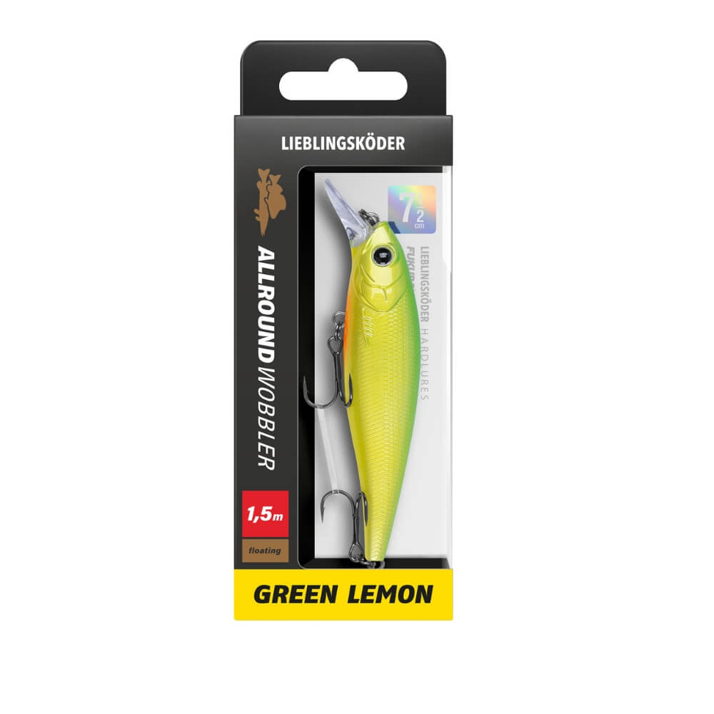 Lieblingsköder Allroundwobbler Green Lemon