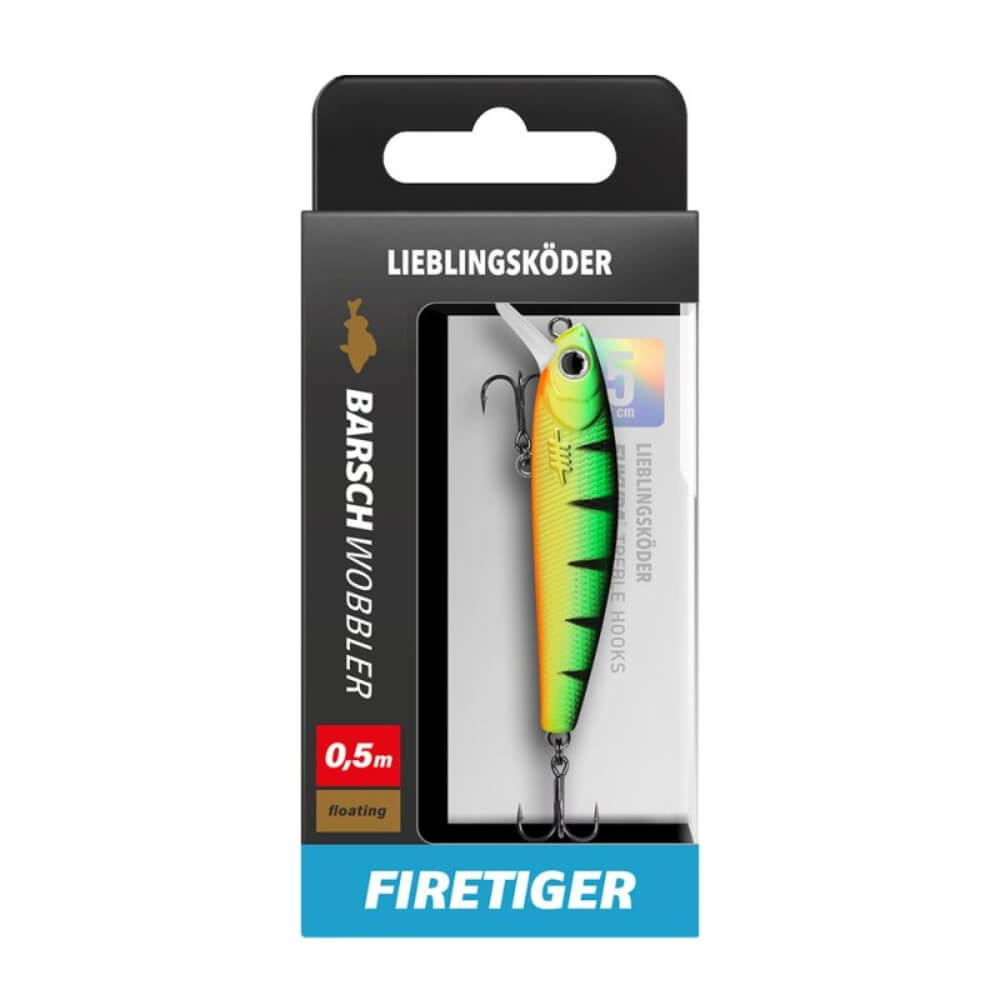 Lieblingsköder Barschwobbler 5 cm Firetiger