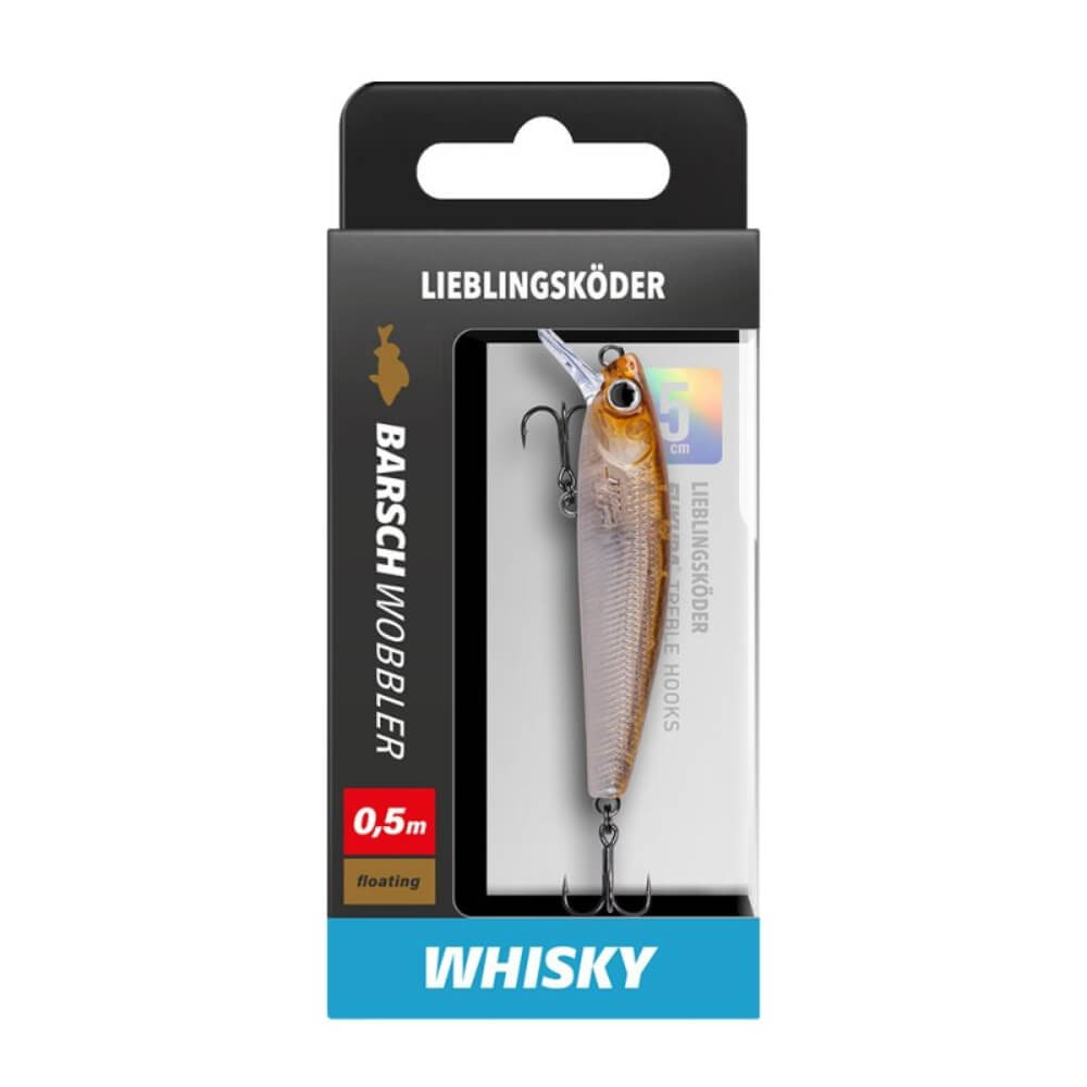 Lieblingsköder Barschwobbler 5 cm Whisky