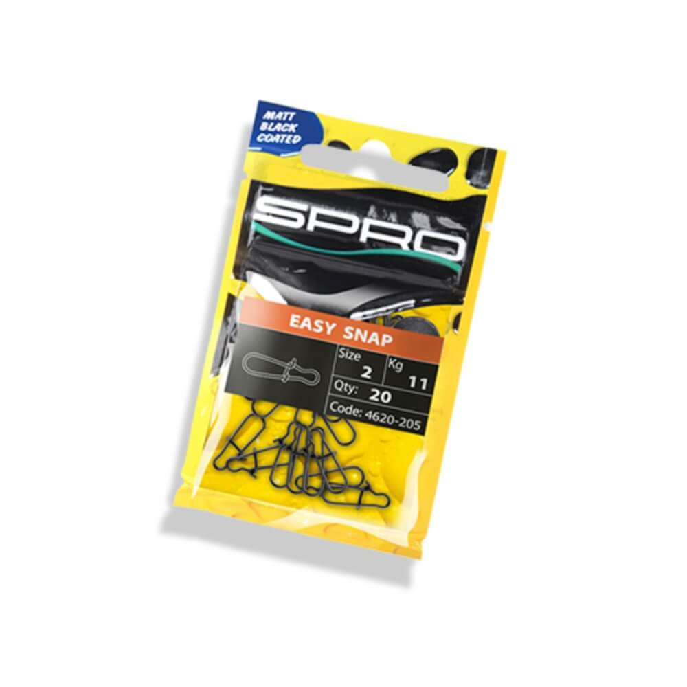 Spro Matte Black Easy Snap Pack