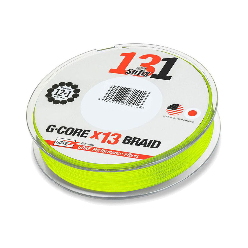 Sufix 131 G Core x13 Neon Chartreuse 6,80 kg 0,128 mm