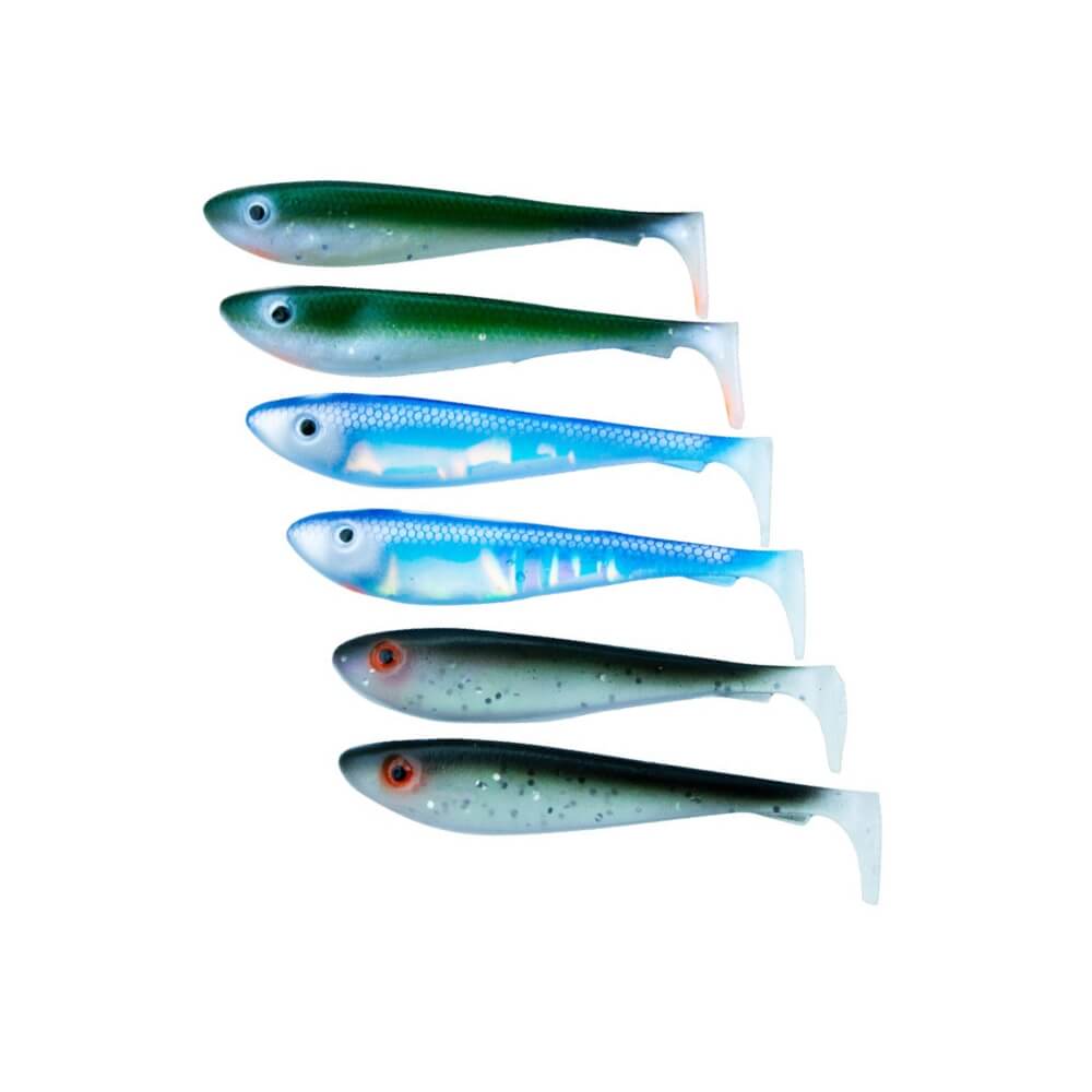 Svartznker McRubber Shad Mix Pack Baitfish