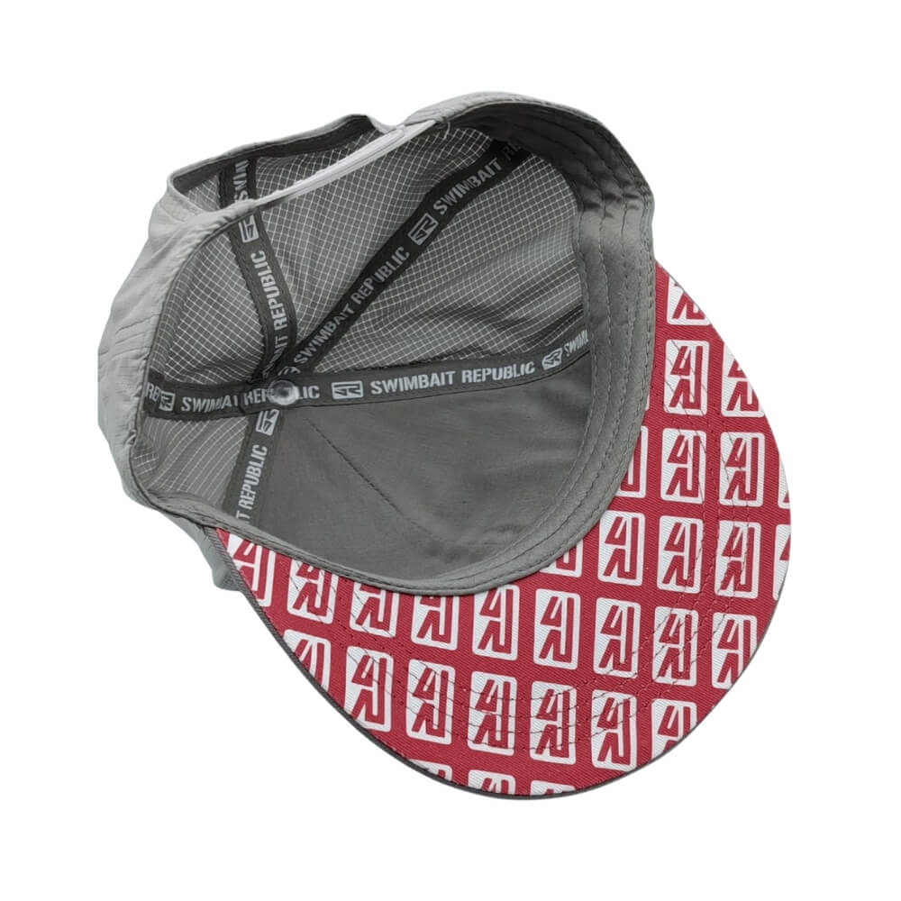 Swimbait Republic Logo Basecap Grey Innenseite
