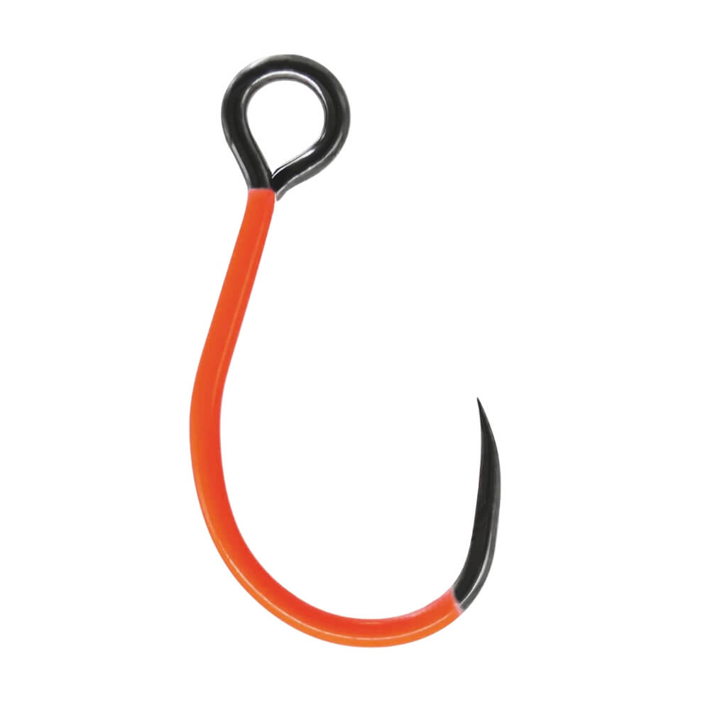 VMC 7237B Inline UV Orange (Barbless / ohne Widerhaken)