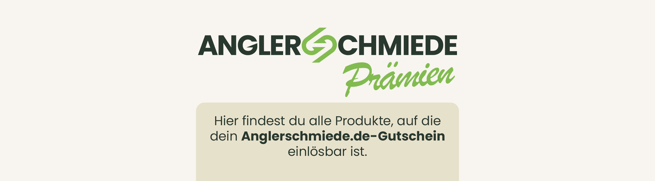 Anglerschmiede Prämien