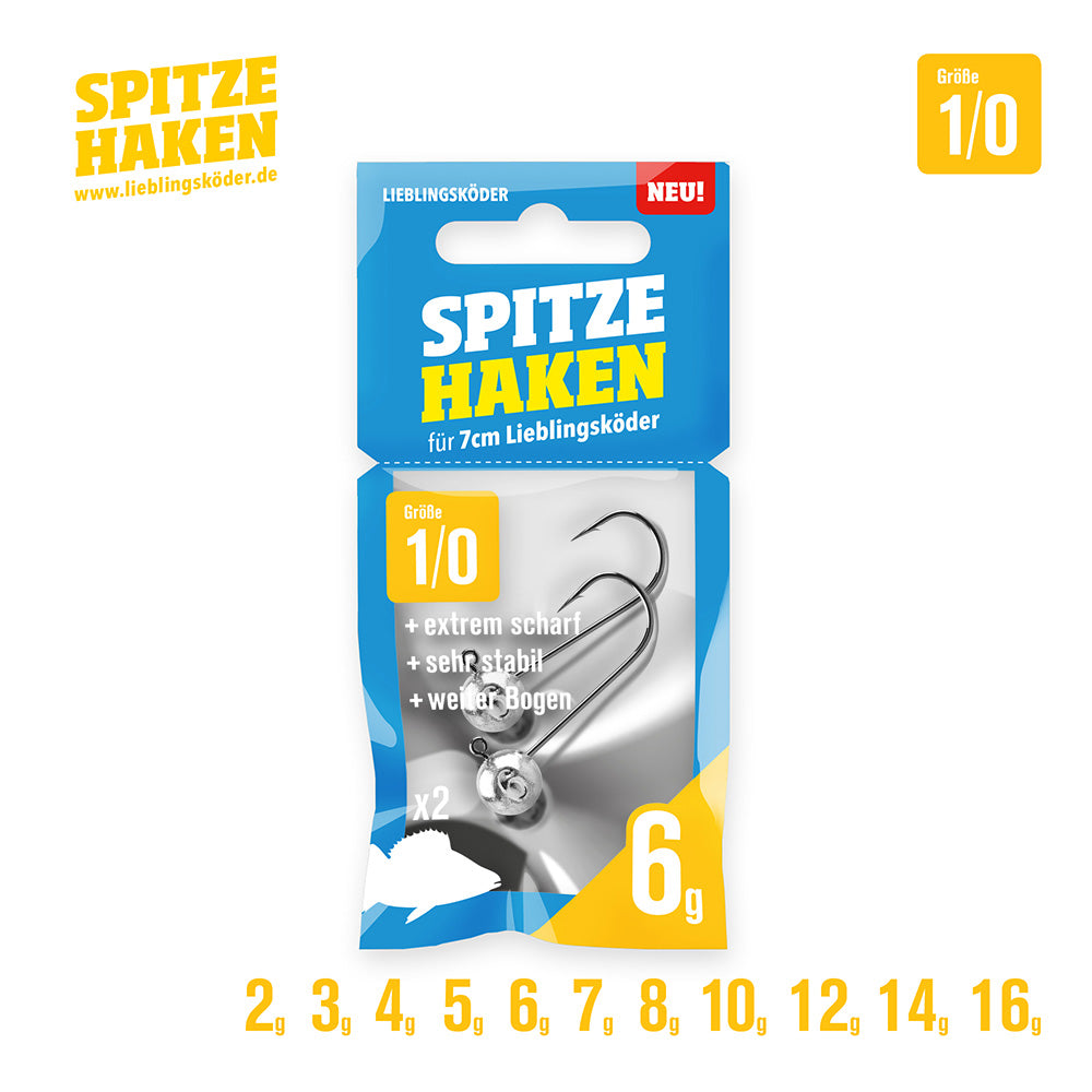 Lieblingskoeder Spitze Haken 10 5g